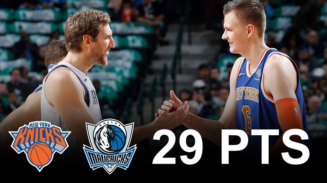Kristaps Porzingis Full Highlights 2018.01.07 at Mavericks - 29 Pts, 8 Reb