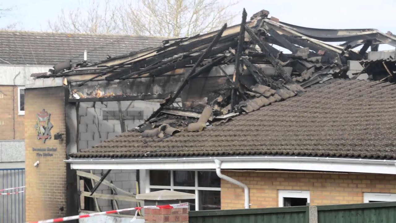 Downham Market fire station blaze