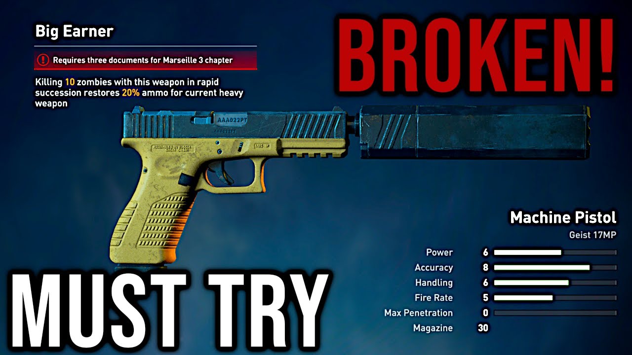 TRY THIS BEFORE IT'S GONE! Big Earner Machine Pistol Perk in World War Z