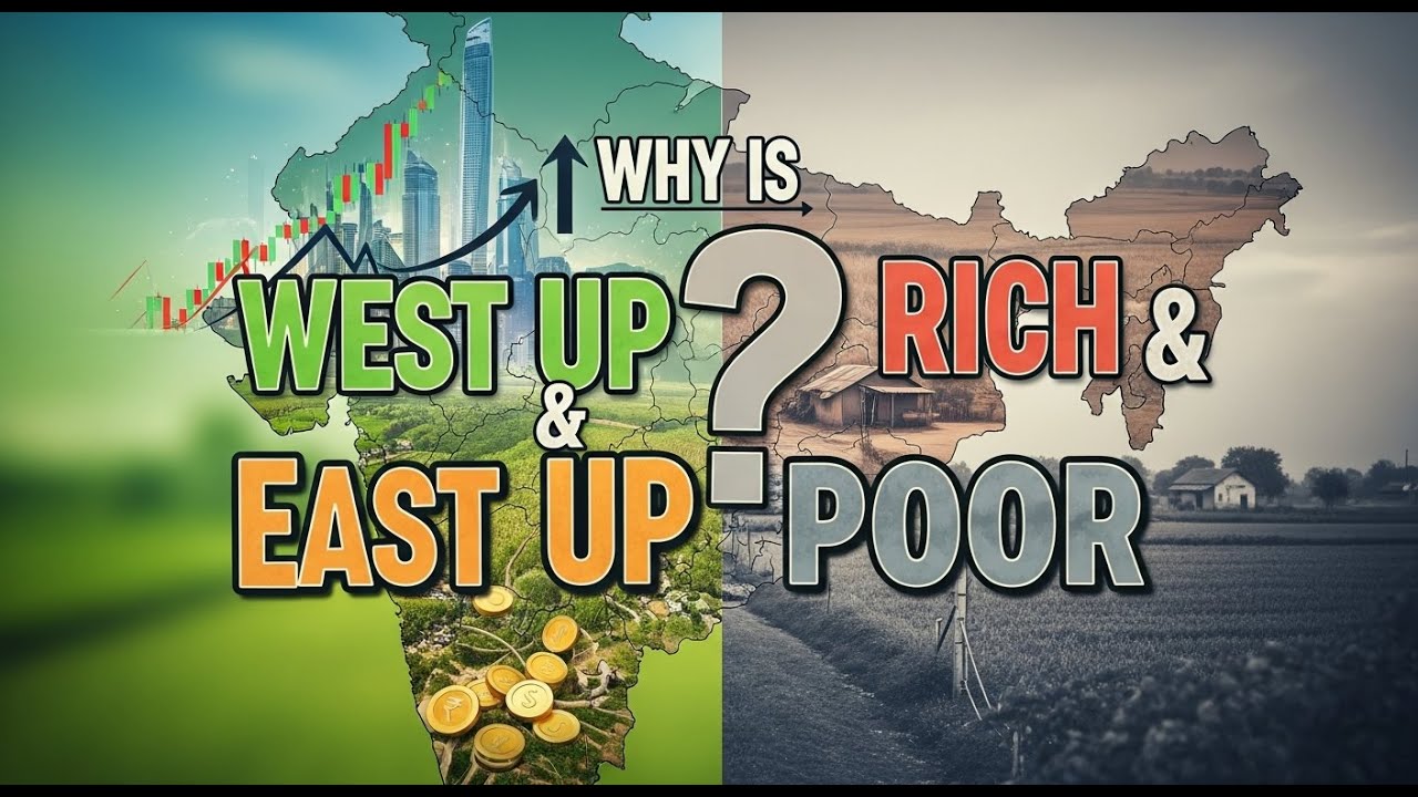 Why Is West UP Rich & East UP Poor? Unpacking Uttar Pradesh's Economic Divide | Inquisify