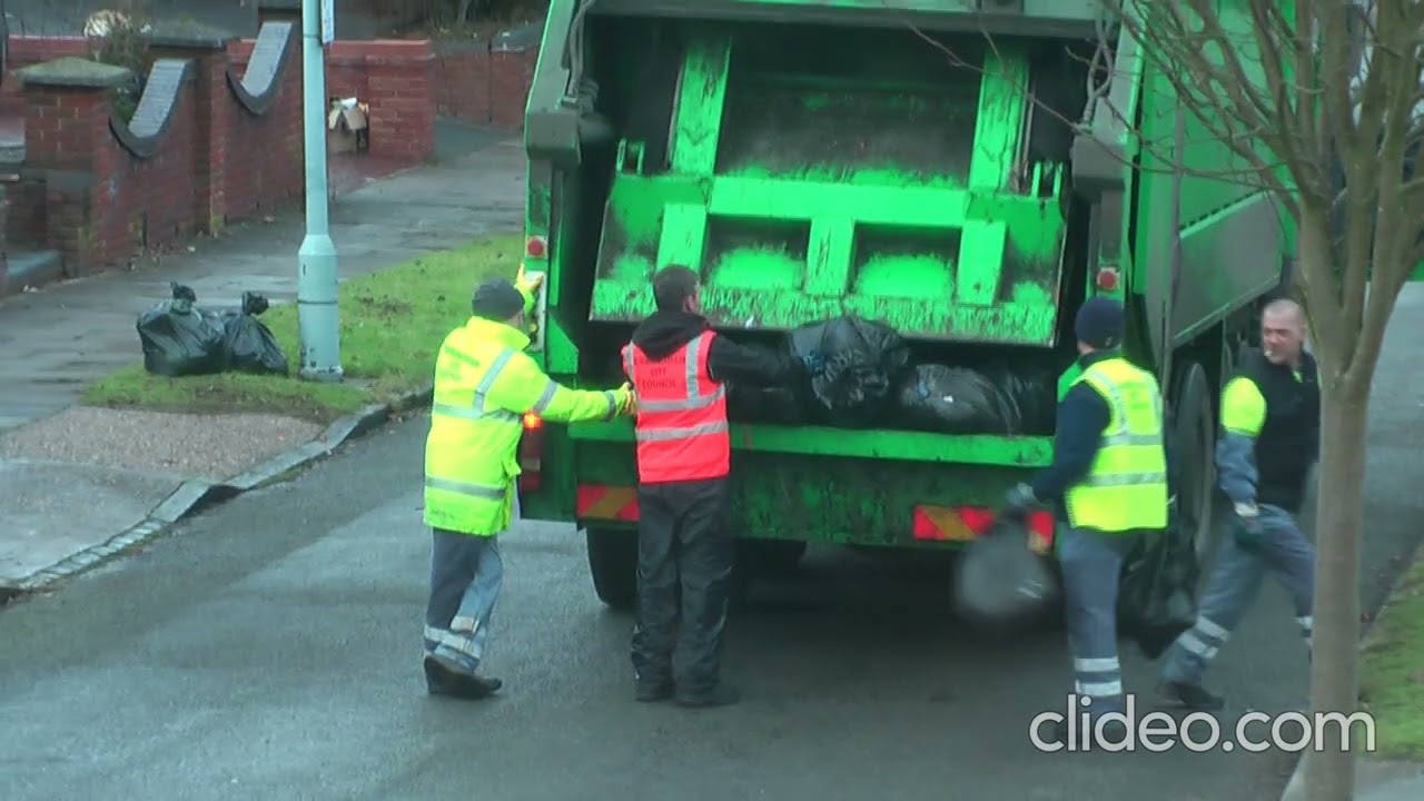 Birmingham Council Bin Men Return After Strike - January 2011