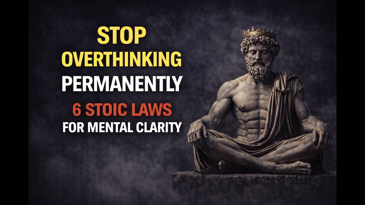 Stop Overthinking Permanently — 6 Stoic Laws for Mental Clarity