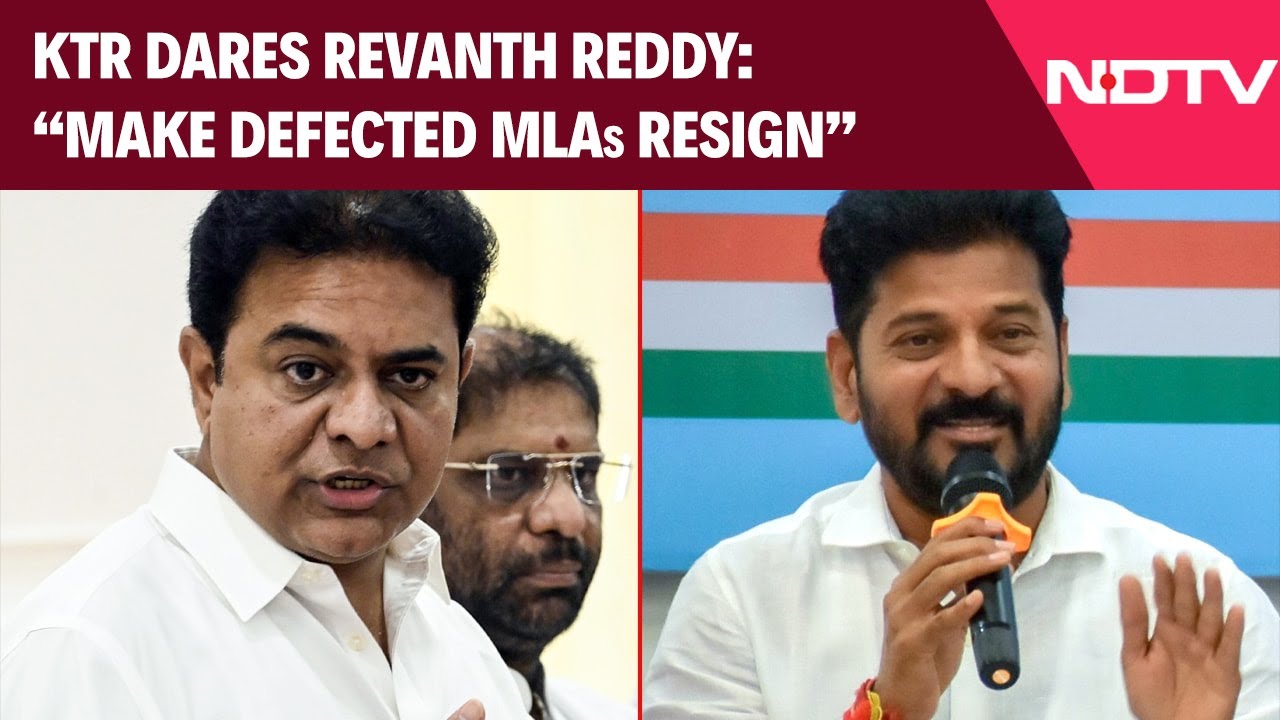 Telangana News | KTR Dares Telangana Chief Minister: Make Defected MLAs Resign, Face By-Elections