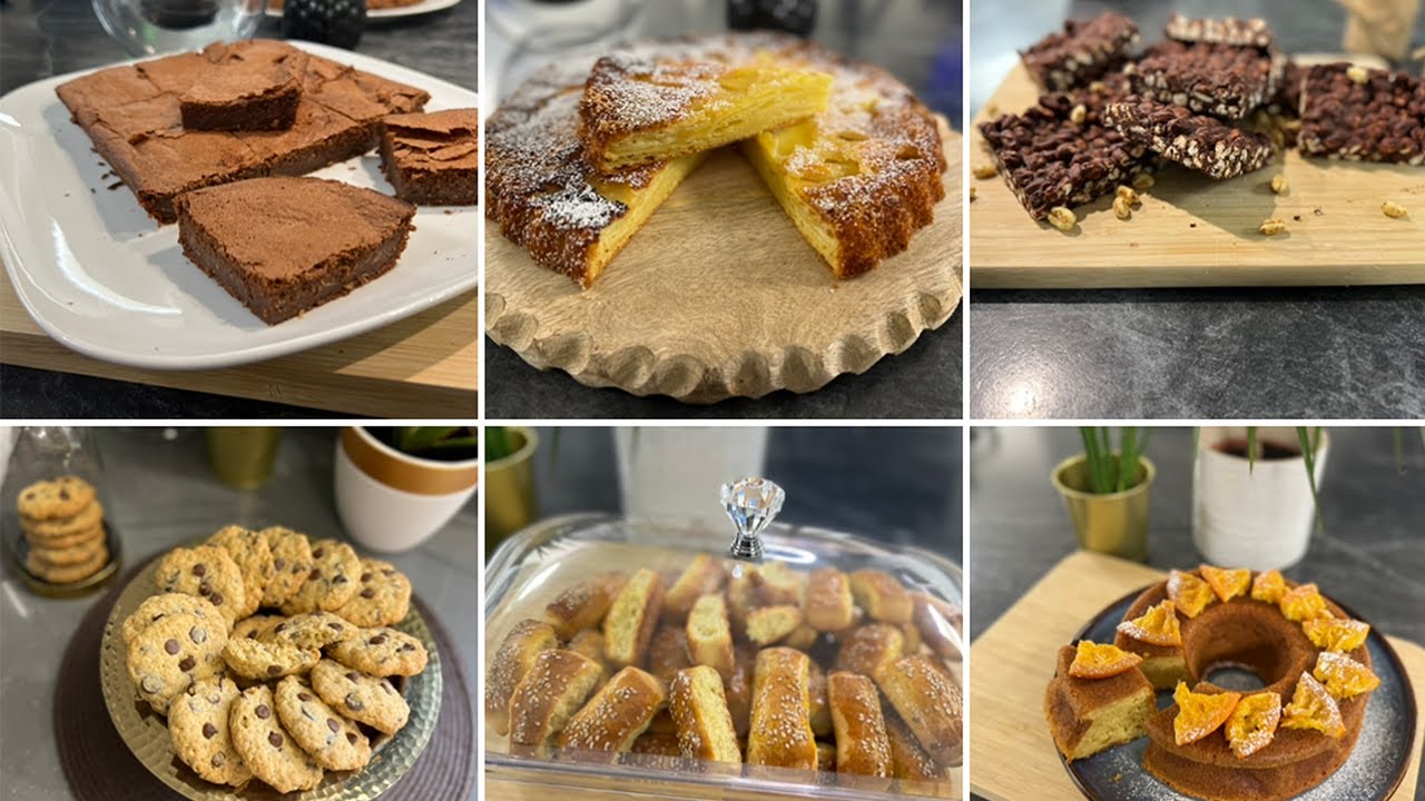 6 Recettes De Goûter Pour Toute la Semaine الوصفات بالعربية 🌹✨