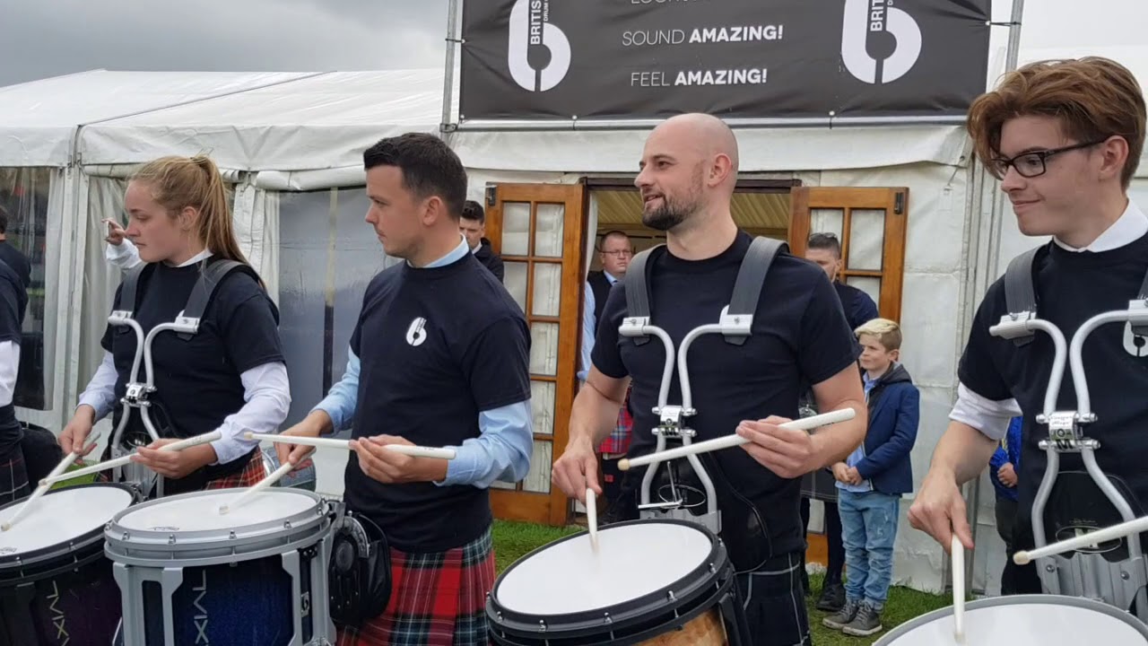 British Drum Company out door Demonstration.  Worlds 2019