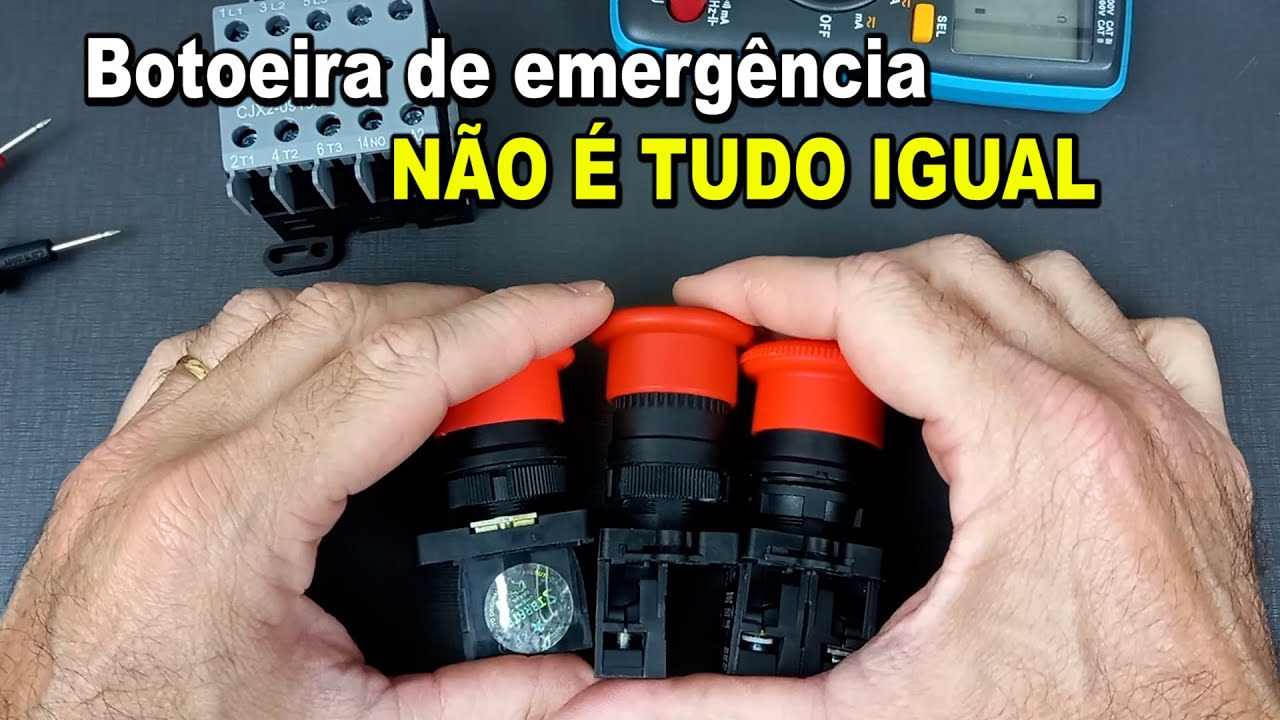 Botoeira de emergência NÃO É TUDO IGUAL