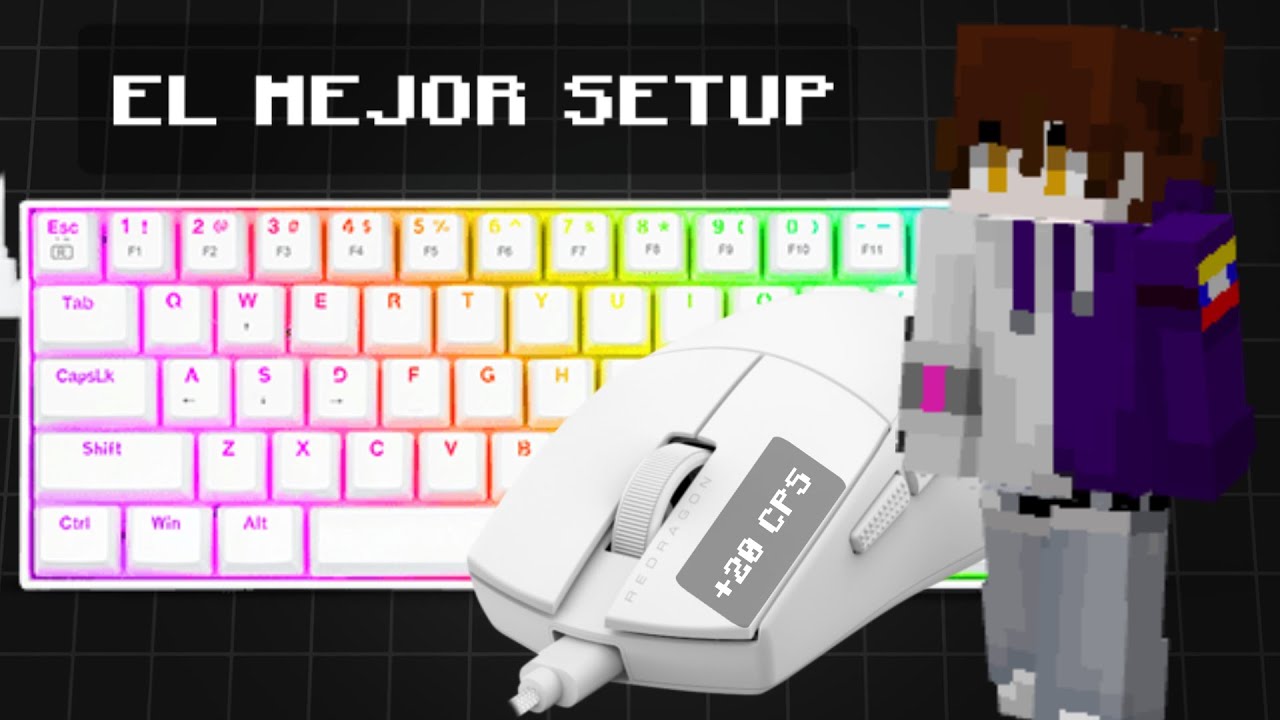 COMPRE EL MEJOR SETUP PARA MINECRAFT 1.8.9 *20 cps*
