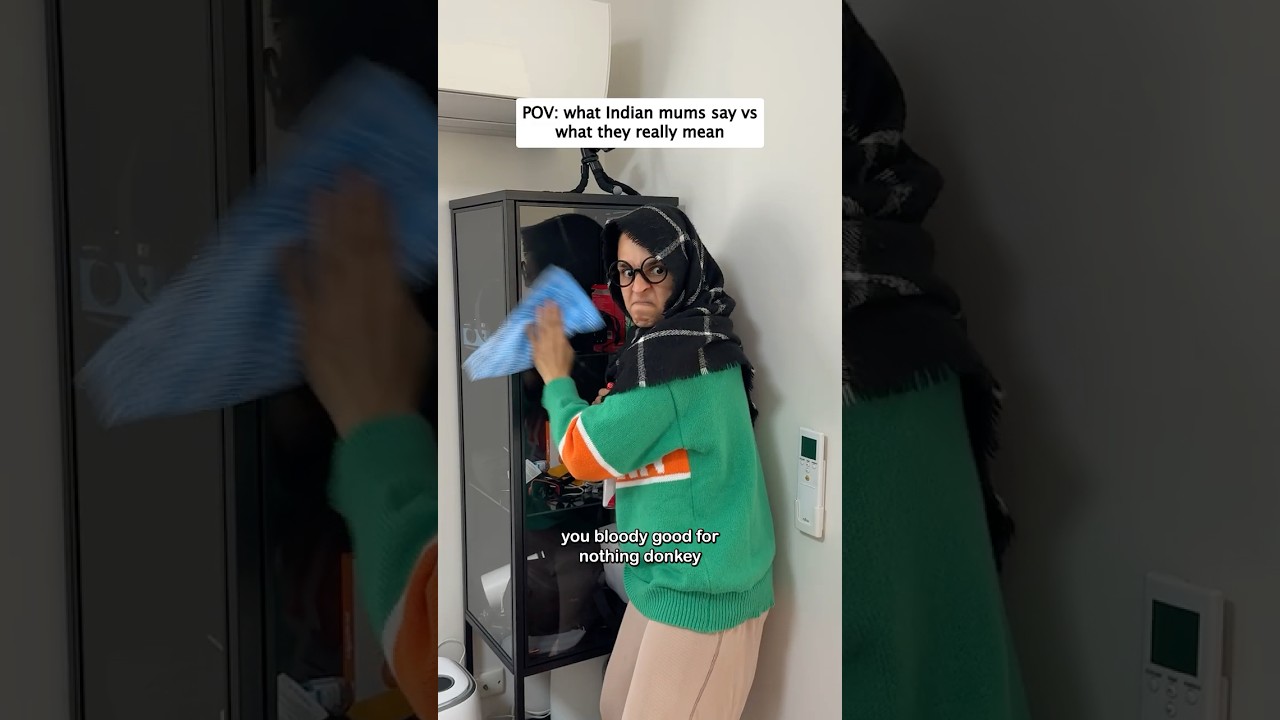 What mum says vs what she thinks 😳😱 #funny #comedy #indian