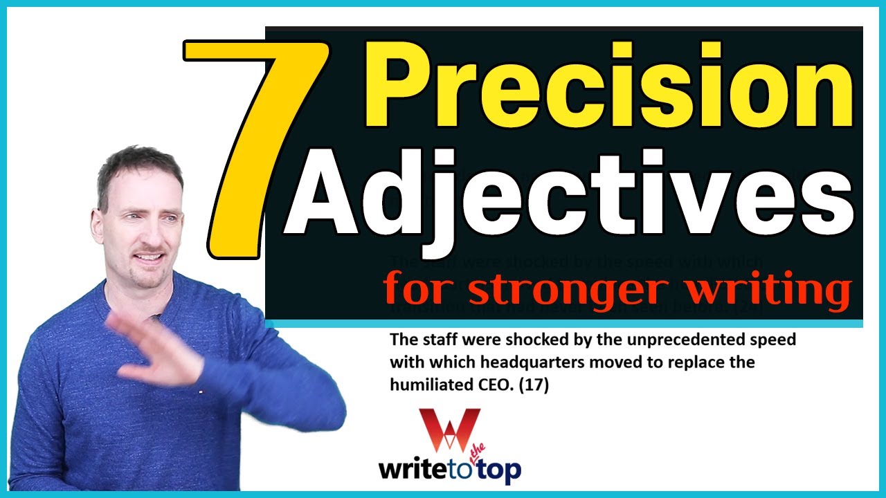 7 точных прилагательных для улучшения словарного запаса и навыков письма