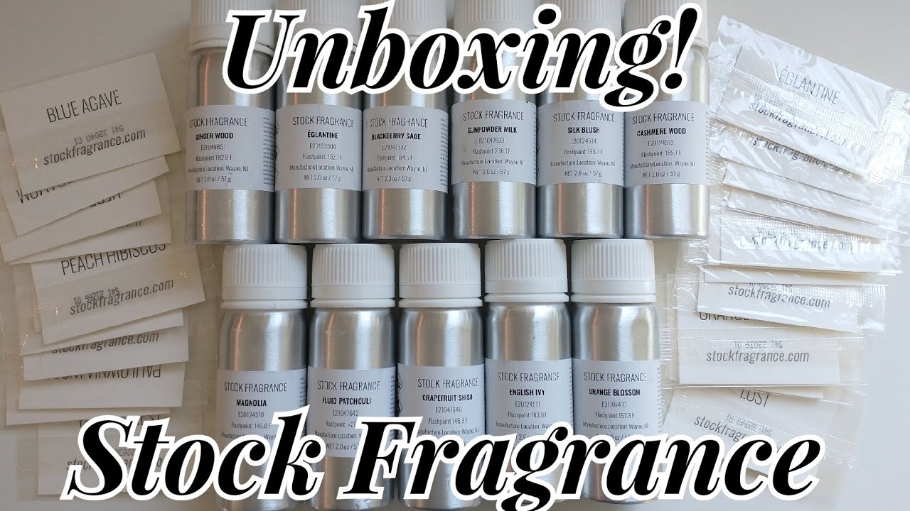 Unboxing!  Supply Order from Stock Fragrance - Beautiful Fragrance Oils for Soap Making Bath & Body!