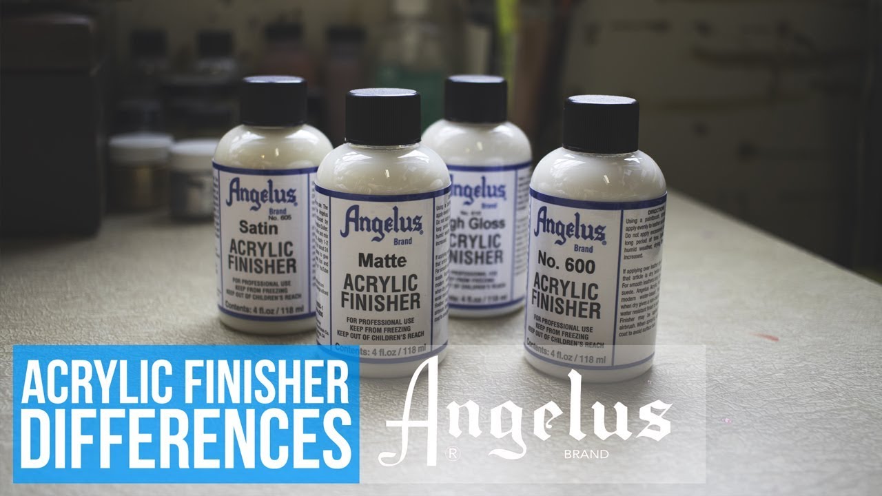 What's the Difference Between Angelus Acrylic Finishers? | Angelus Brand