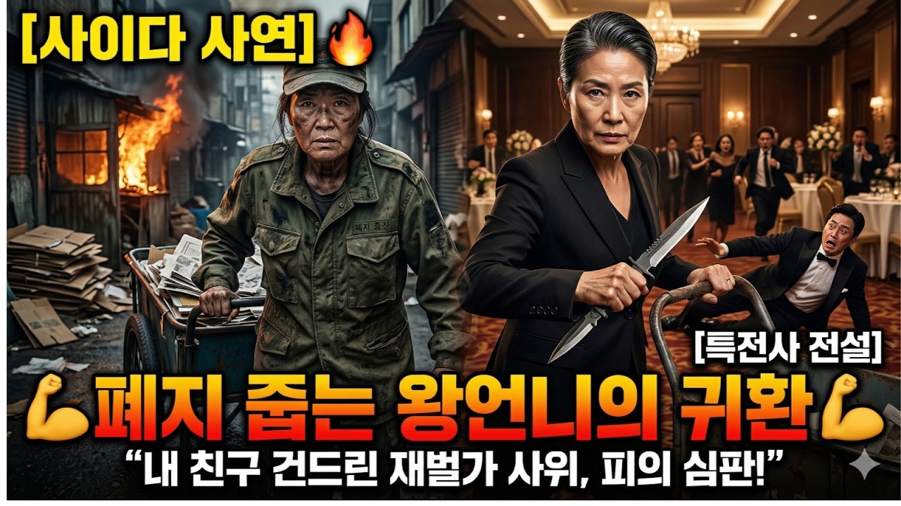 폐지 줍는 할머니라고 무시하던 의사 사위의 최후... 알고 보니 장모 친구가 전직 특전사 전설