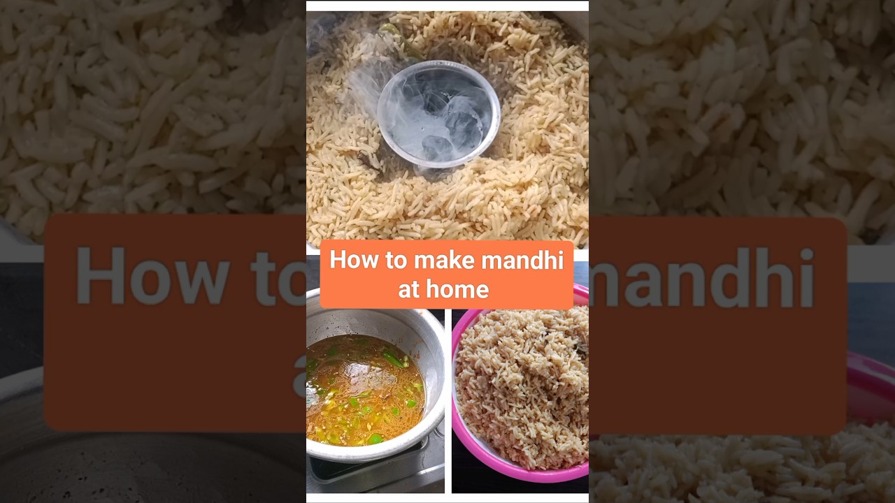 make mandhi easily at home😋