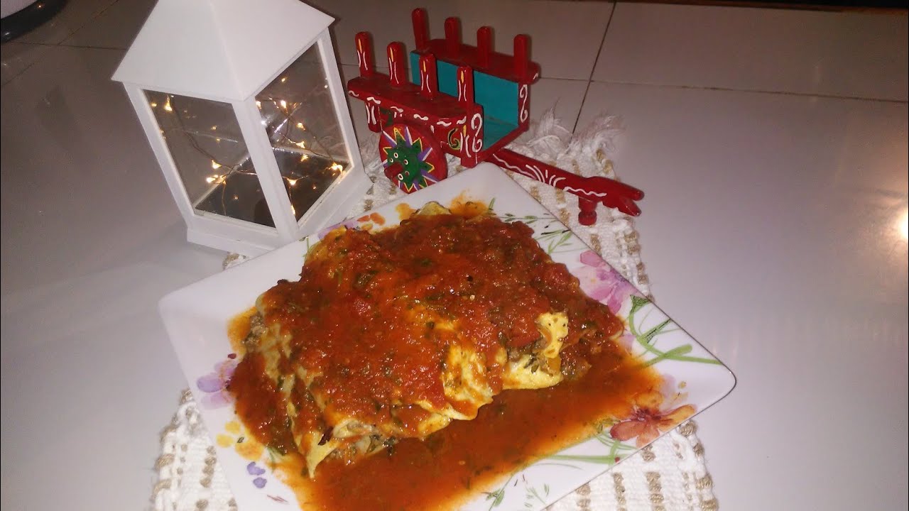 CANELONES CLASICOS EN LA COCINA TICA