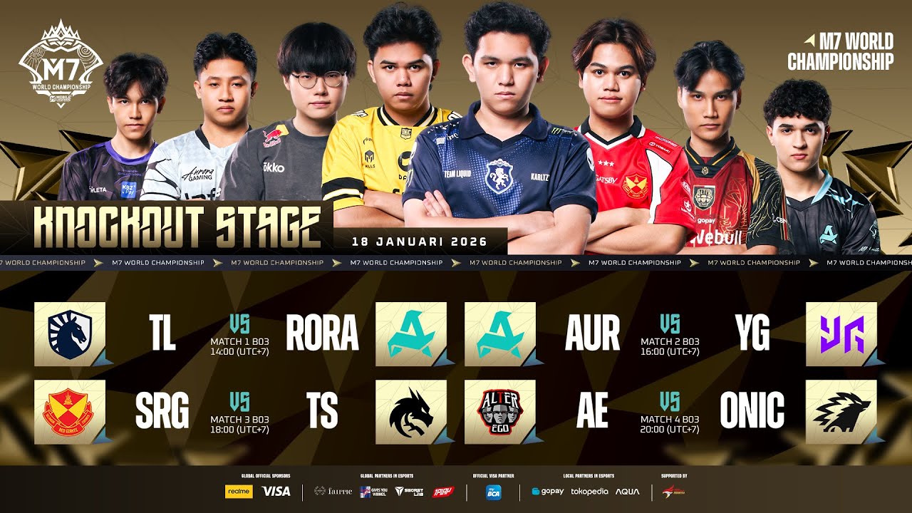 🔴 LIVE | KNOCKOUT STAGE HARI 1 | M7 World Championship | (ID)