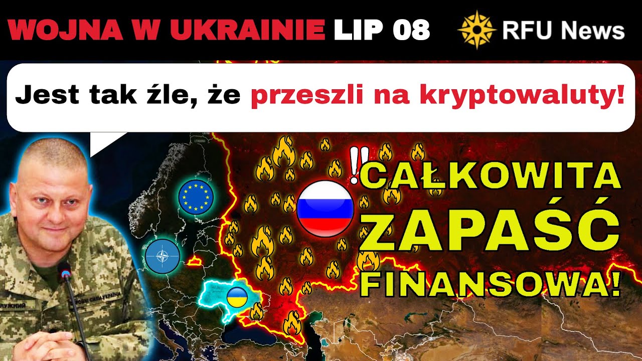 08 LIP: Przychody z Ropy TAK ZŁE, że Rosja IDZIE W KRYPTO! | RFU News