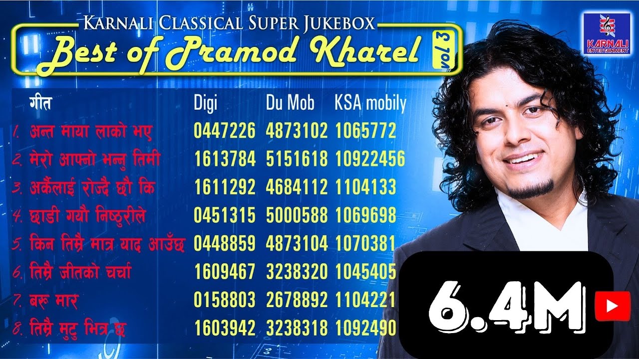प्रमोद खरेलका सदाबहार गीतहरु Best of Pramod Kharel Jukebox | Karnali Entertainment Official 2023