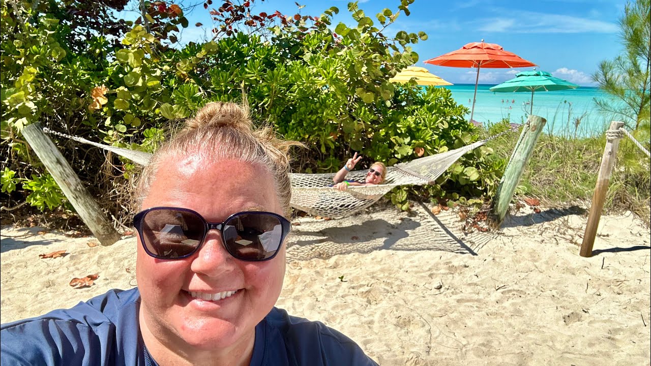 Disney's Castaway Cay and Relaxing at our Serenity Bay Cabana!