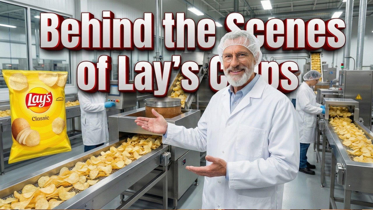 Potato to Crispy Chips in Minutes – Factory Process