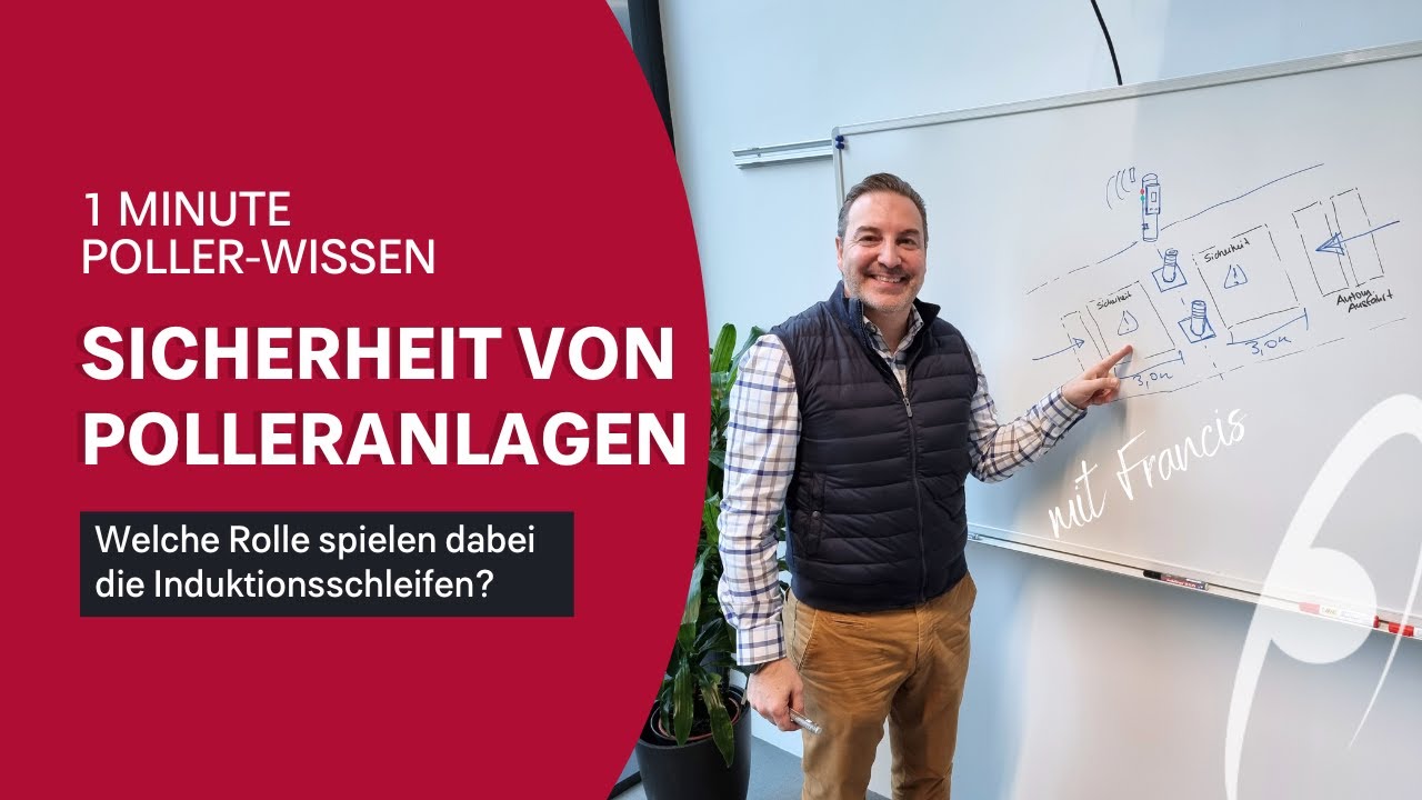Sicherheit von Polleranlagen durch Induktionsschleifen