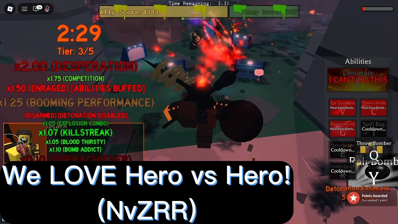 Noobs vs Zombies Realish Reborn Hero vs Hero Matches! with@destructfulzombie4636