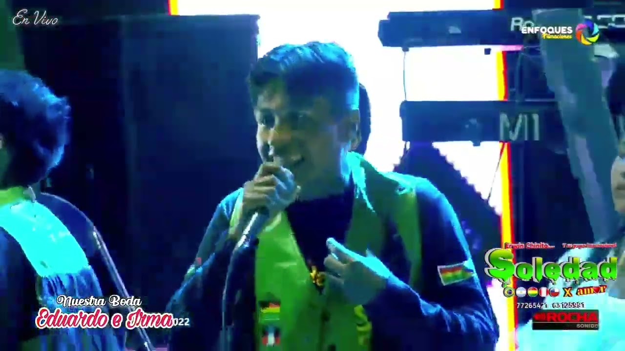 SOLEDAD X AMOR (en vivo cochabamba) tema: Celosita ( Lagrimas x Amor )