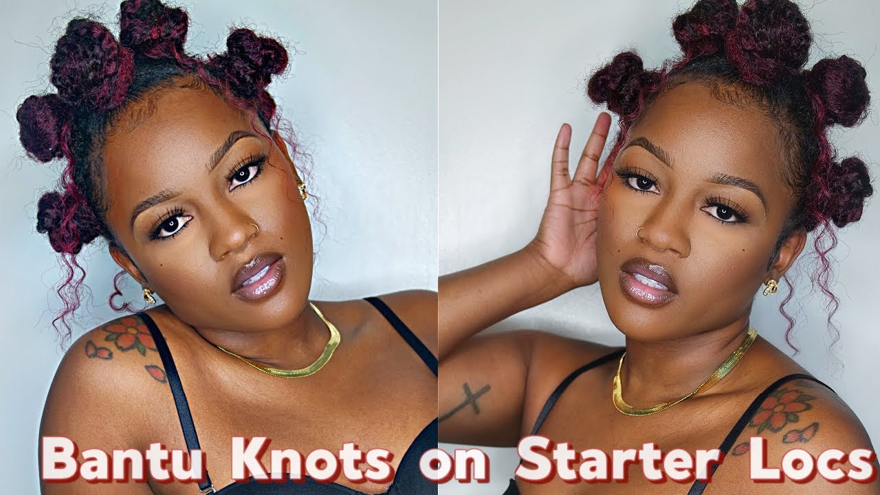 HOW TO: JUMBO BANTU KNOTS TUTORIAL | STARTER LOCS
