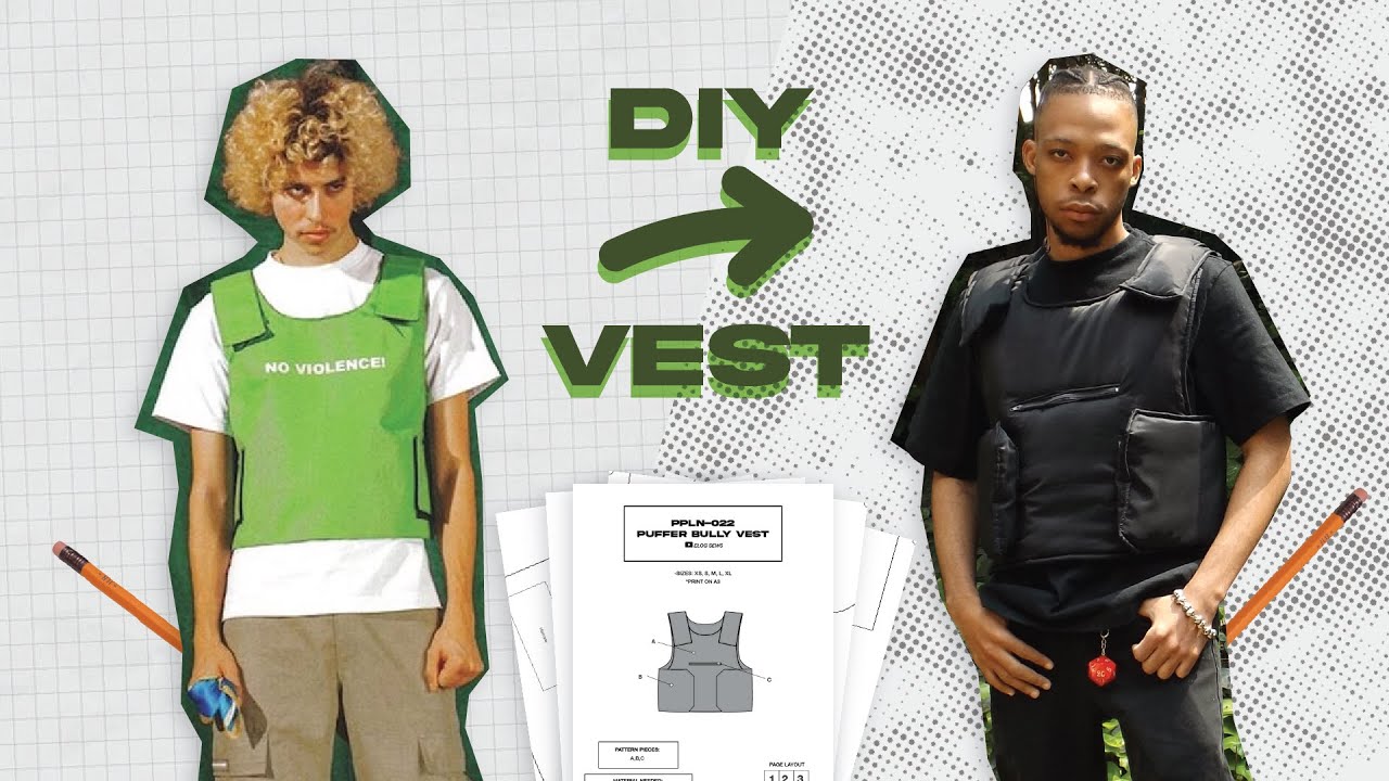 FREE PDF PATTERN | Beginner Friendly | Included | How to Sew Puffer Bully Vest