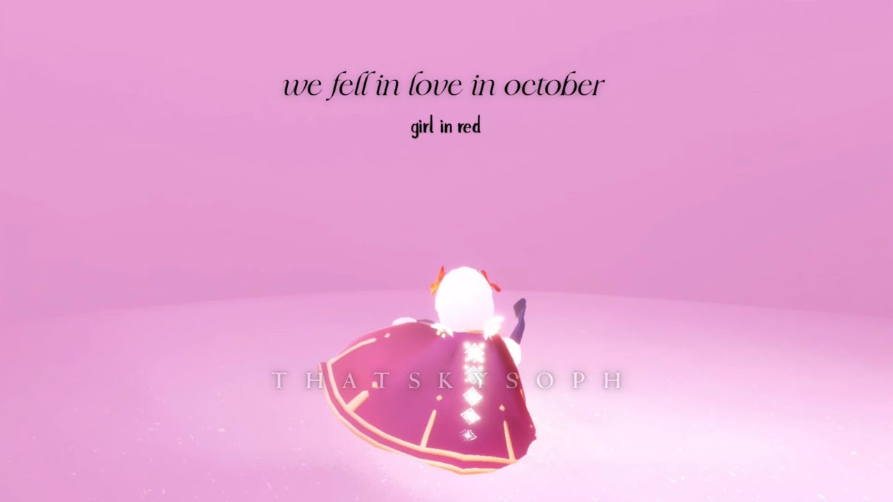 《we fell in love in october》 - girl in red ┆ Sky: Children of the Light Music Cover by Sophie ✧˖°.