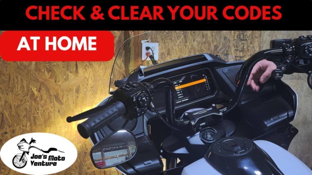 How to check and clear engine codes on Helix model Harley Davidsons