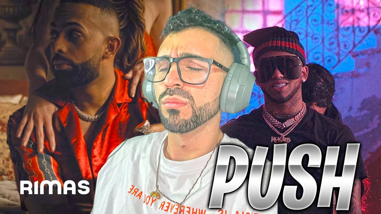 REACCION | Bryant Myers, Eladio Carrion - Push (Lyric Video) | Millo Gangster Club