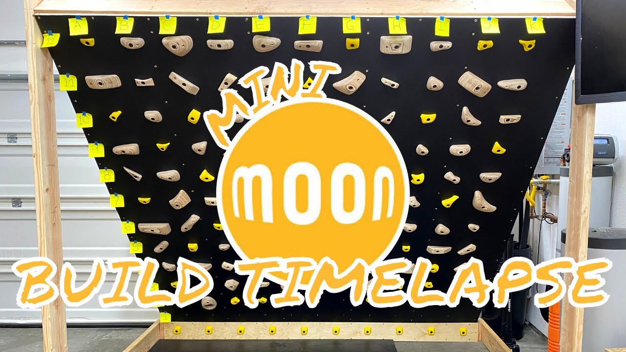 Mini Moonboard DIY Build Timelapse 😍 #moonboard