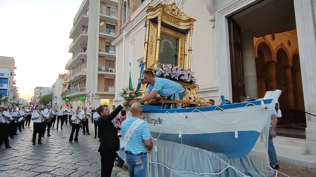 Marcia Mosè Banda di Margherita di Savoia 23/7/23 Margherita di Savoia Uscita Processione