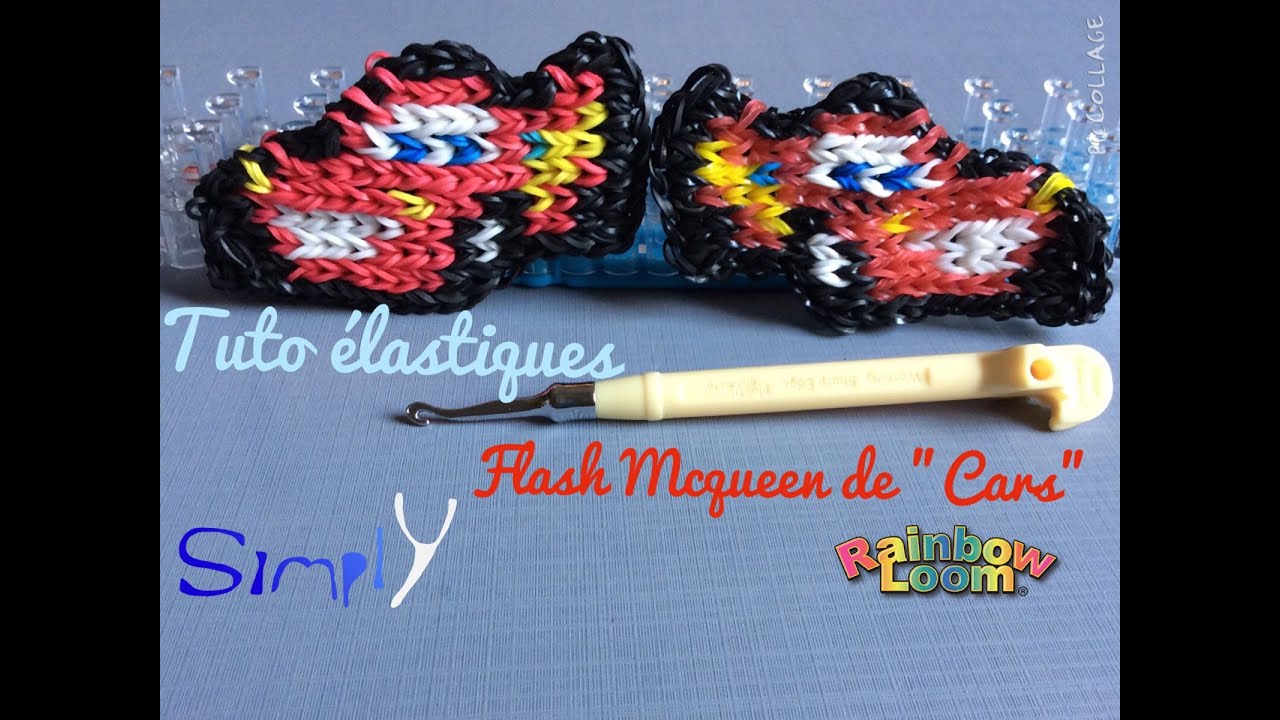 TUTO ÉLASTIQUES { Mural sans fond de Flash Mcqueen dans Cars } Simply