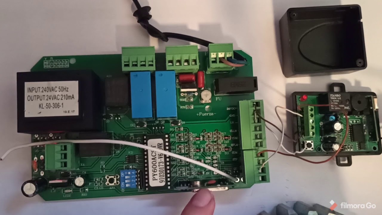 Instalación Receptor externo en central krom