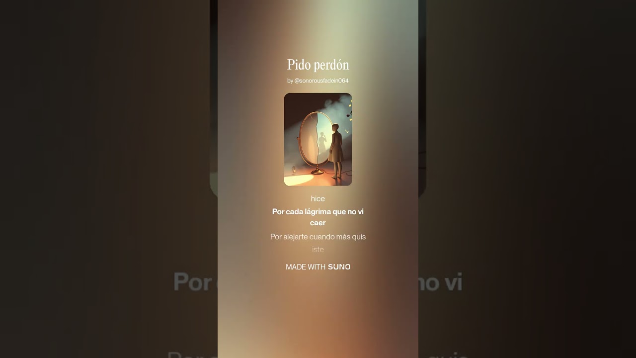 Pido perdón (letra y musica de Pedro Musat)