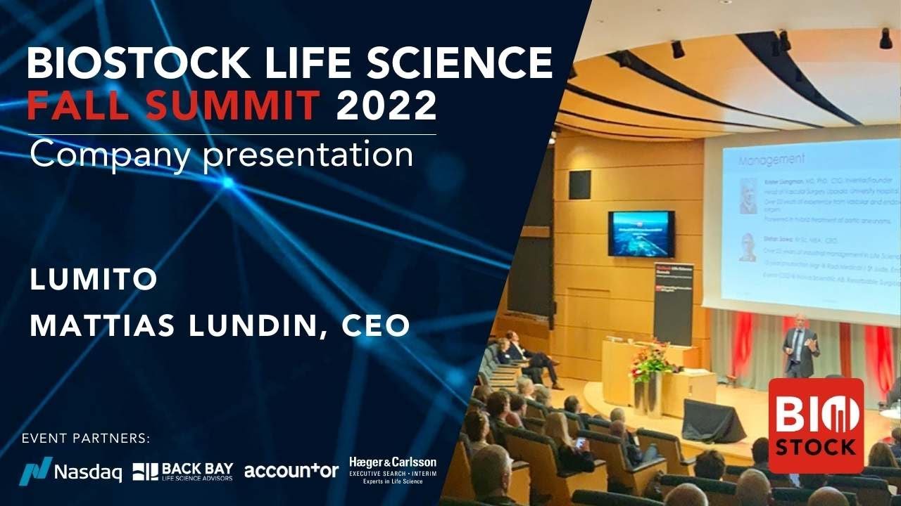 BioStock Life Science Fall Summit 2022 | Presentation: Lumito