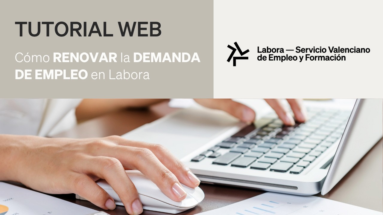 &iquest;C&oacute;mo RENOVAR la DEMANDA de EMPLEO? | Tutorial WEB | LABORA