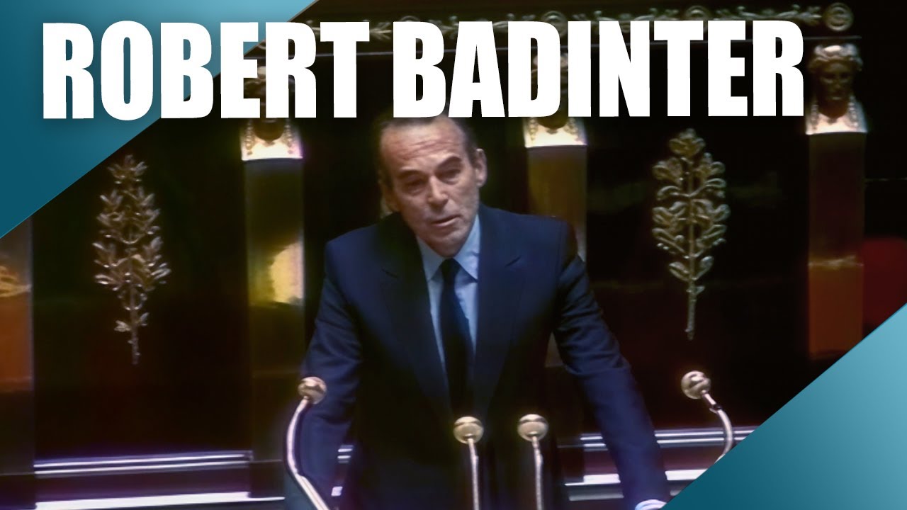 Robert Badinter : version restaurée du discours pour l'abolition de la peine de mort | INA Politique