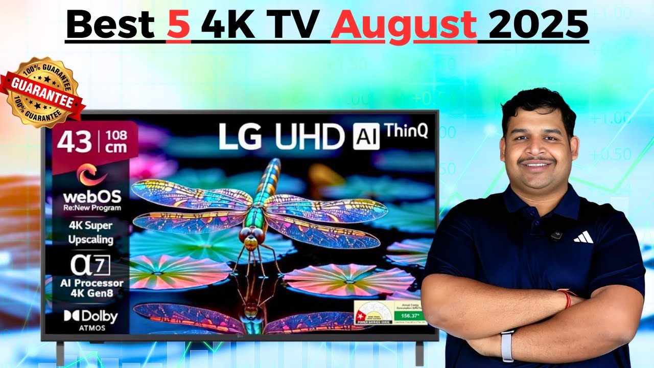 Best 5 4K Smart TV August 2025 | QLED 4K TV