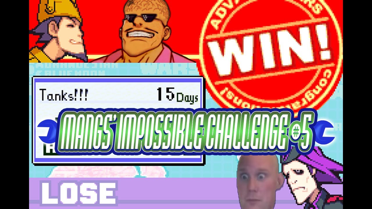Mangs' Impossible Challenge #5 - Tanks!!! (Grit vs Adder) - D15 Victory + Endless survival (0 death)