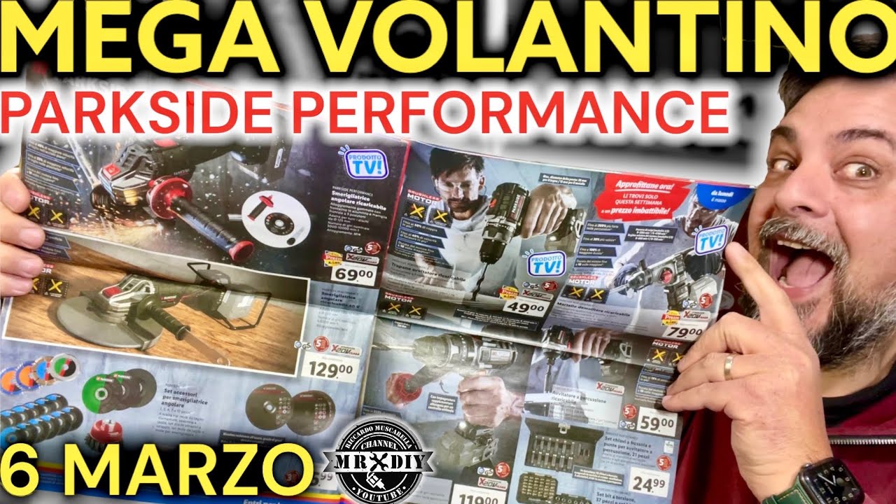 Mega volantino Parkside performance ready2connect fai da te lidl 6 marzo 2023 Avvitatore 150 nm. 40V