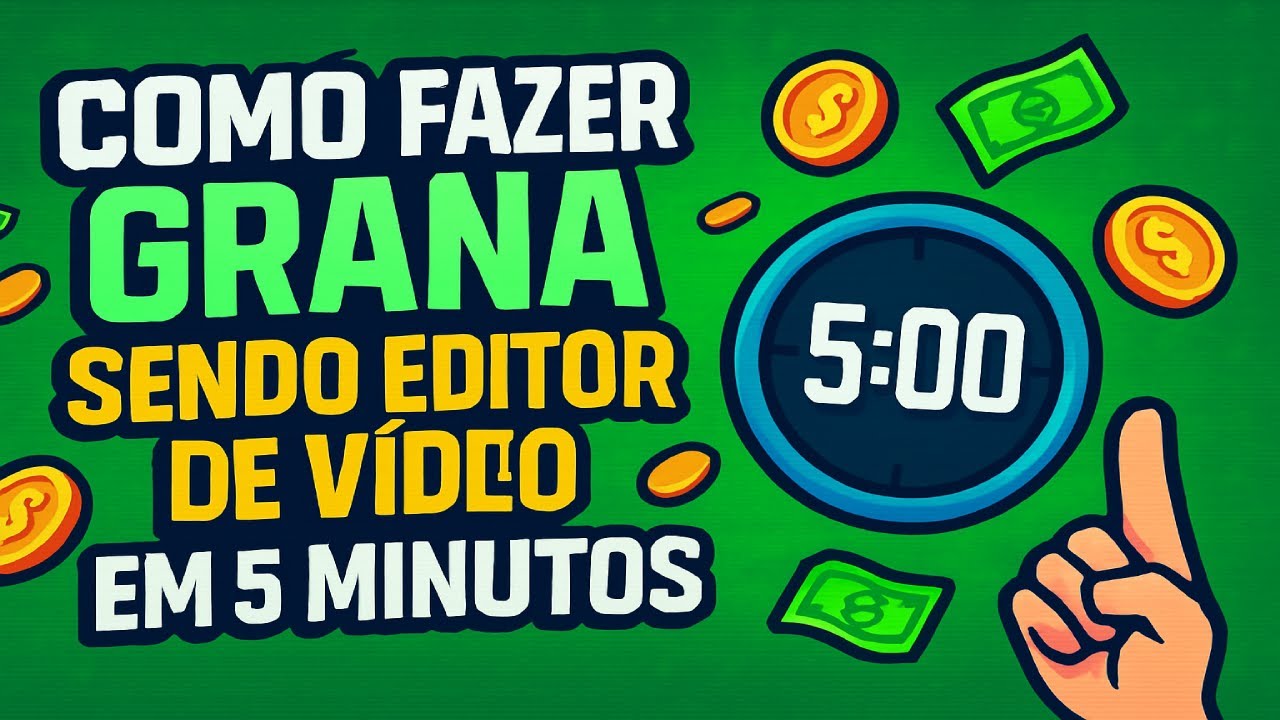 COMO FAZER DINHEIRO COM EDIÇÃO DE VIDEO EM MENOS DE 5 MINUTOS