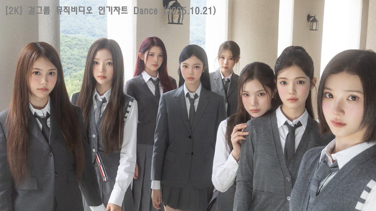 [2K/뮤비] 걸그룹(여돌) 댄스곡 2시간 (운동할때 들을 노래) 25.10.21. / 여돌플리 / 운동플리 / 제목, 가사 첨부