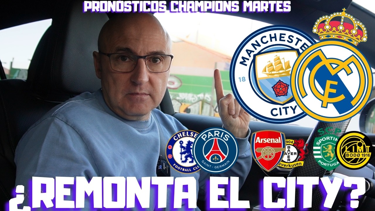 ¿REMONTARÁ EL MANCHESTER CITY? ¿AGUANTARÁ EL REAL MADRID? PORCENTAJES CHAMPIONS MARTES