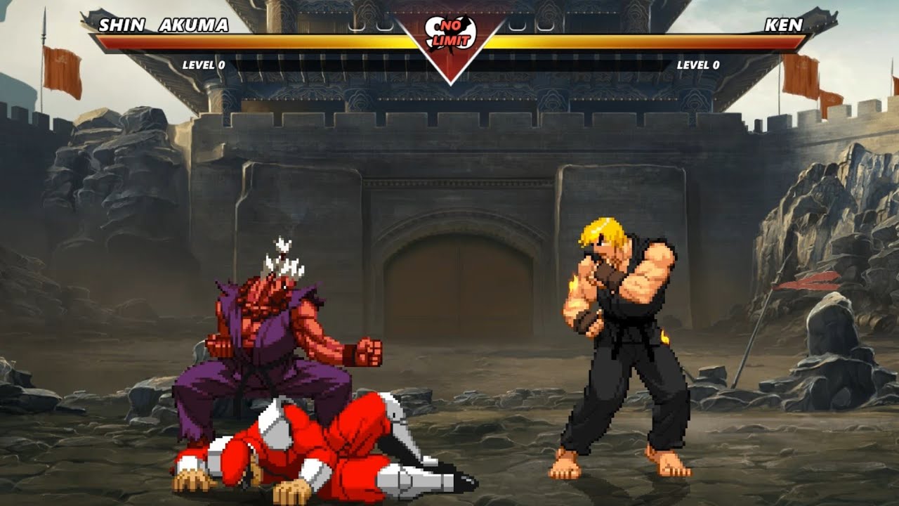 SHIN AKUMA vs FIRE KEN - The most epic fight ever made❗🔥