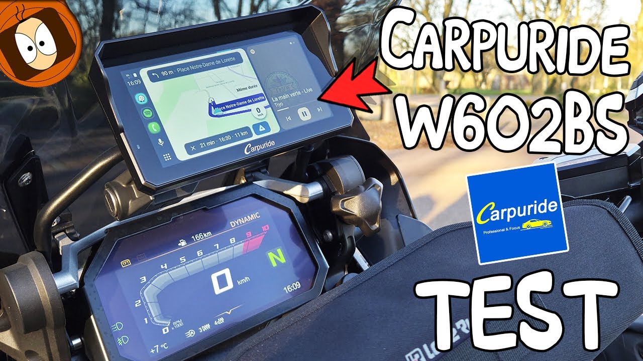 LE MEILLEUR CARPLAY MOTO en 2026 ?! (CARPURIDE W602BS)