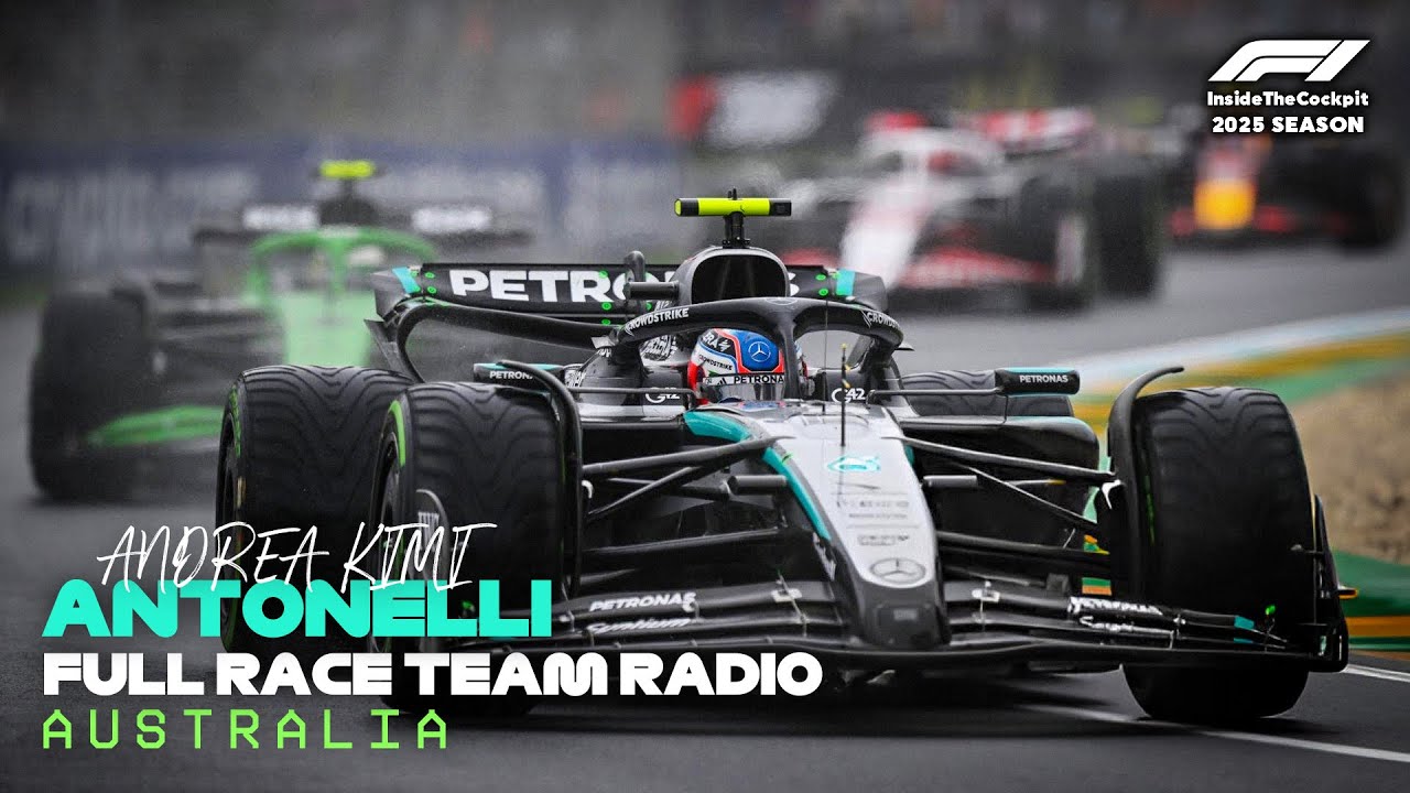 Andrea Kimi Antonelli Full Race Team Radio | 2025 Australian Grand Prix