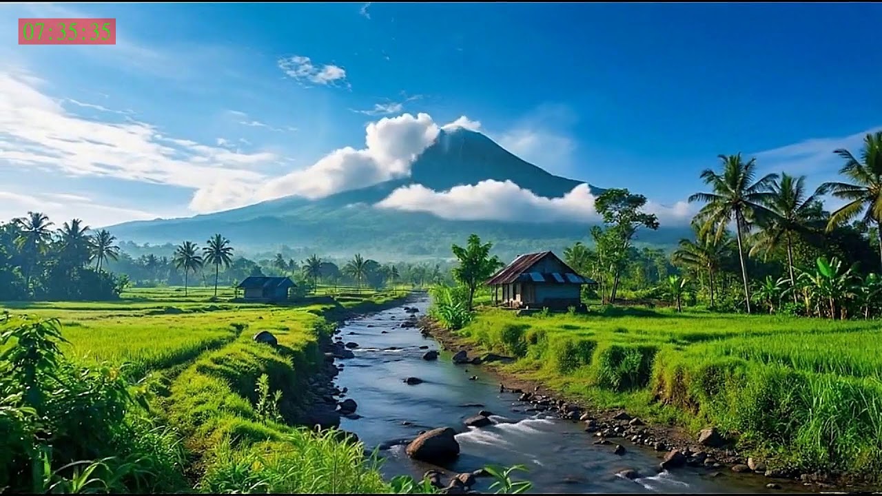 No Ads 4K HDR Healing River Nature Sounds for Peaceful Nights
