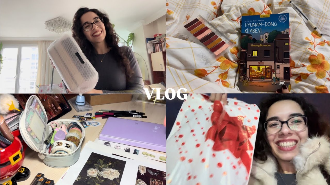 Benimle bir hafta vlog ; kitap alışverişi, sticker alışverişi, ajandacılık,yirmilik ve dahası🦢…